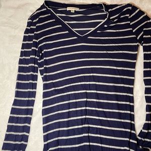 Stripped long sleeve shirt